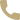 Telefonhörer gold